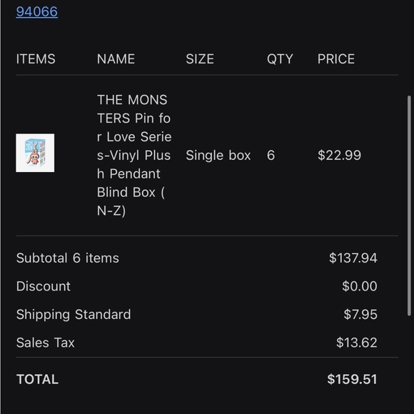 BLIND BOX LABUBU PIN FOR LOVE - Picture 3 of 3